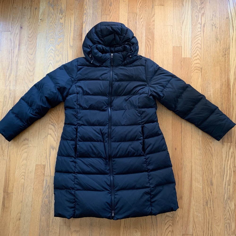 Lands End XL Long Down Coat
